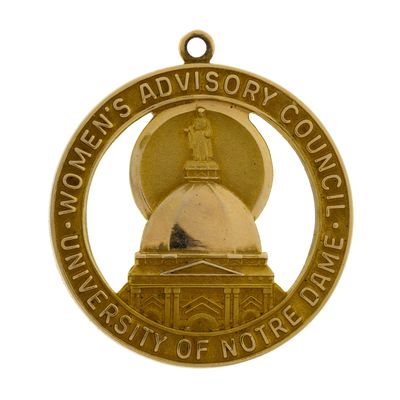 Sale Photo Thumbnail #454: 14k Yellow Gold Notre Dame Pendant