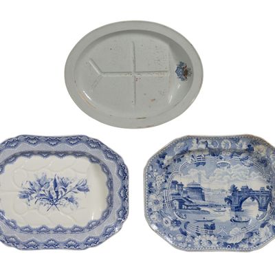 Sale Photo Thumbnail #217: Ironstone Platter Assortment