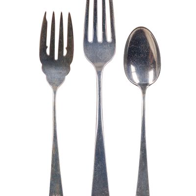 Sale Photo Thumbnail #513: Durgin Co. Sterling Silver Partial Flatware Service