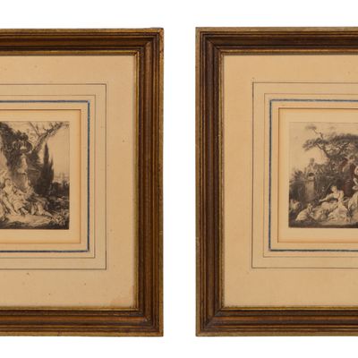 Unknown Artist (French, 19th Century) Etchings