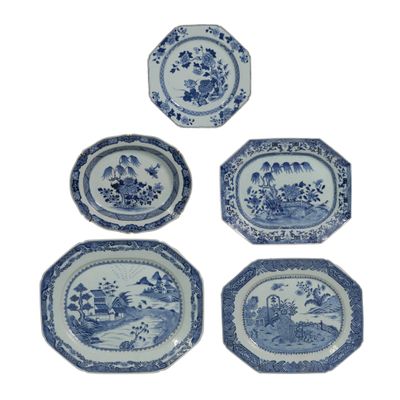 Sale Photo Thumbnail #320: Chinese Export Platter Assortment