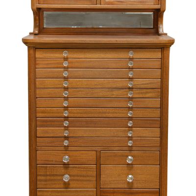 Sale Photo Thumbnail #346: Walnut Dental Cabinet