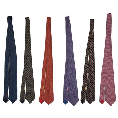 Sale Photo Thumbnail #422: Hermes Silk Tie Assortment