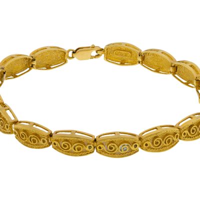 Sale Photo Thumbnail #439: 18k Yellow Gold Bracelet