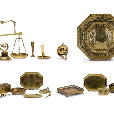 Sale Photo Thumbnail #257: Brass Object Assortment