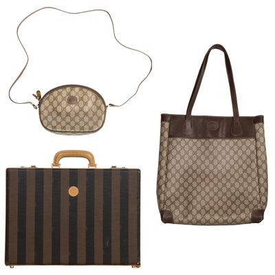 Sale Photo Thumbnail #428: Fendi Briefcase and Gucci Tote