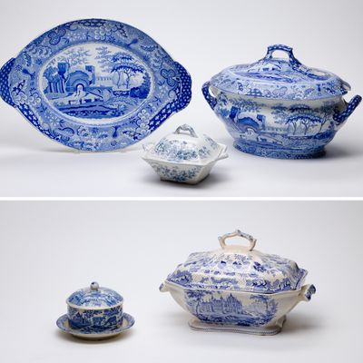 Sale Photo Thumbnail #196: Blue and White Porcelain Assortment