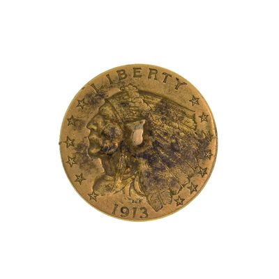 Sale Photo Thumbnail #580: 1913 $2 1/2 Indian Head Gold