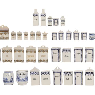 Sale Photo Thumbnail #173: Ceramic Spice Jar Assortment