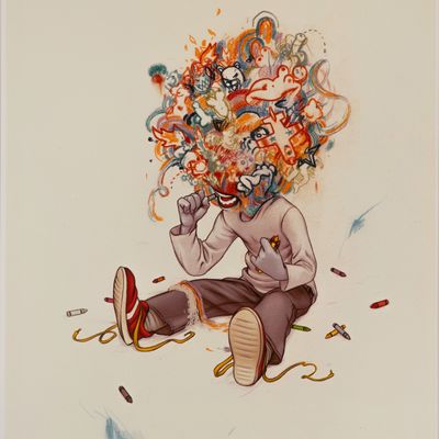 James Jean (Taiwanese / American, b.1979) 'Crayon Eater' Lithograph