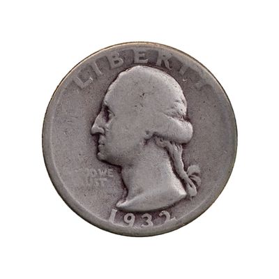 Sale Photo Thumbnail #569: 1932-D Washington Quarter 25c G