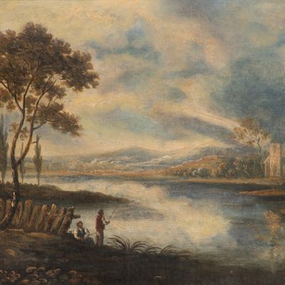 Unknown Artist (Continental School, 19th Century) Oil on Canvas