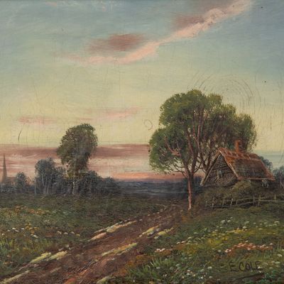 Edwin Cole (British, 1868-1935) Oil on Canvas