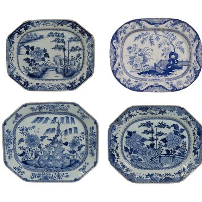 Sale Photo Thumbnail #319: Chinese Export Platter Assortment