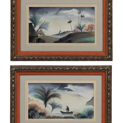 Dale Nichols (American, 1904-1995) Watercolors