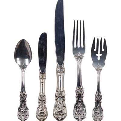 Sale Photo Thumbnail #530: Reed & Barton Francis I Sterling Silver Flatware Service