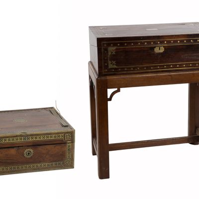 Sale Photo Thumbnail #247: British Traveling Desk and Vanity Chest