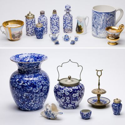 Sale Photo Thumbnail #198: Blue and White Porcelain Assortment