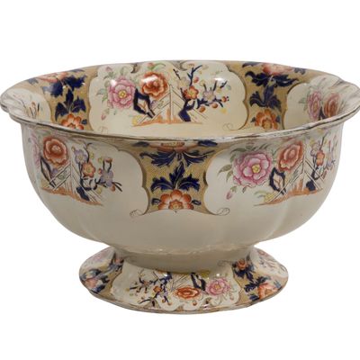 Sale Photo Thumbnail #215: Ironstone Footed Bowl