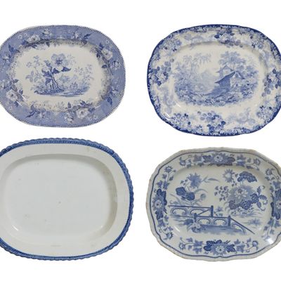 Sale Photo Thumbnail #219: Ironstone Platter Assortment