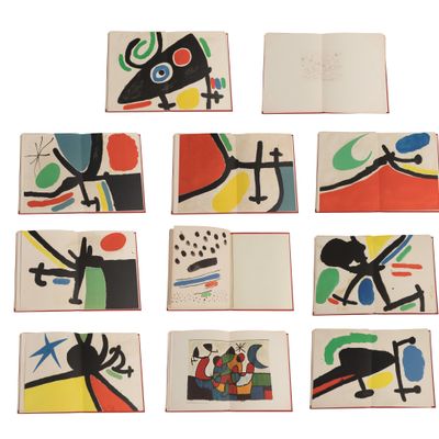 Sale Photo Thumbnail #127: Joan Miro (Spanish, 1893-1983) 'Tapis De Tarragona' 1st Edition Illustrated Book