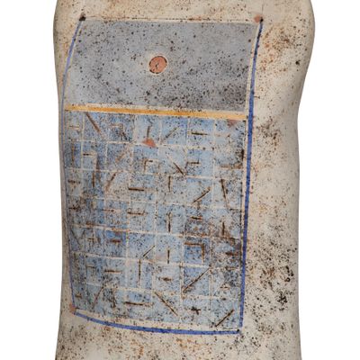Sale Photo Thumbnail #156: Regina Heinz (Austrian, b.1957) 'Homage to Paul Klee' Ceramic Sculpture