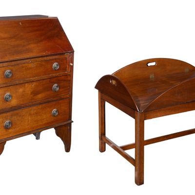 Sale Photo Thumbnail #359: Mahogany Butler's Table and Secretary