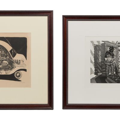 Seymour Rosofsky (American 1924-1981) Engraving and Lithograph