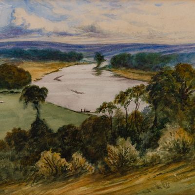George B. Whitney (British, 20th Century) Watercolor on Paper