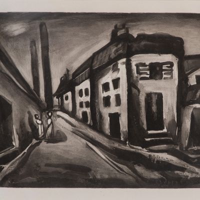 Sale Photo Thumbnail #145: George Rouault (French, 1871-1958) 'Street of the Lonely' Etching
