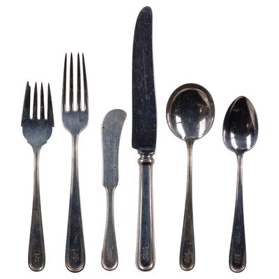Sale Photo Thumbnail #515: S. Kirk & Son Calvert Sterling Silver Flatware Service