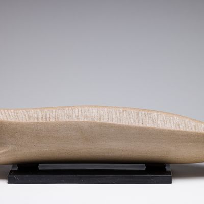 Beth Sahagian (American, 20th Century) 'Fossa II' Stone Sculpture