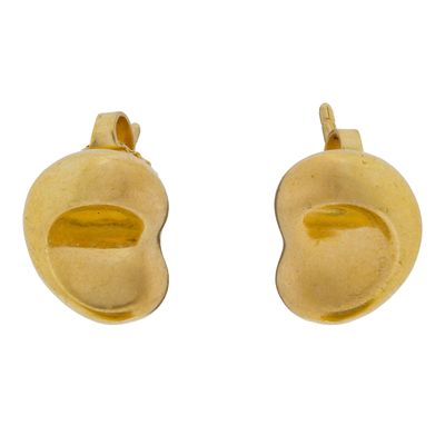 Sale Photo Thumbnail #440: Elsa Peretti for Tiffany & Co. 18k Yellow Gold Bean Earrings