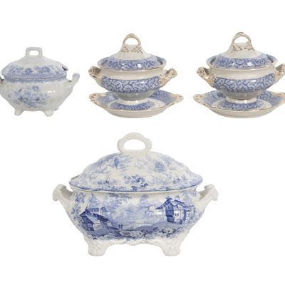 Sale Photo Thumbnail #206: Continental Porcelain Assortment