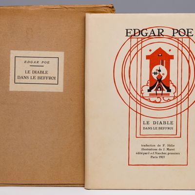 Sale Photo Thumbnail #381: Illustrated French Edgar Allan Poe 'Le Diable dans le Beffroi' Book