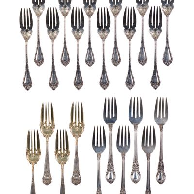 Sale Photo Thumbnail #537: Sterling Silver Utensil Assortment