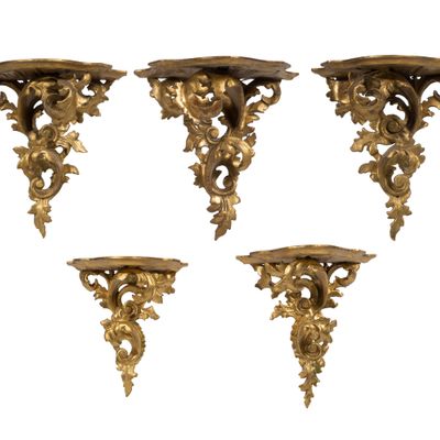 Sale Photo Thumbnail #249: Rococo Style Wall Brackets