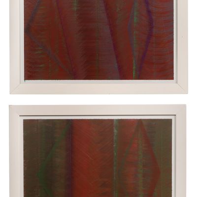 Robin Rose (American, b.1946) Encaustic on Aluminum