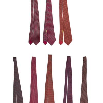 Sale Photo Thumbnail #425: Hermes Silk Tie Assortment