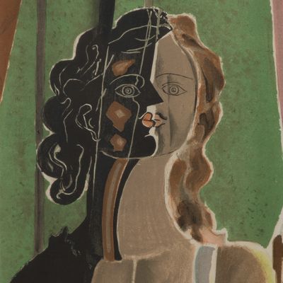 Sale Photo Thumbnail #144: Georges Braque (French, 1882-1963) 'Figure' Lithograph