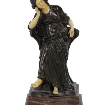 Sale Photo Thumbnail #236: Patinated Bronze Sculpture