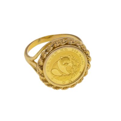 Sale Photo Thumbnail #471: 1988 5-Yuan Panda 22k Gold Coin in 14k Yellow Gold Setting