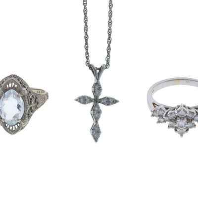 Sale Photo Thumbnail #479: 14k White Gold and Gemstone Assortment