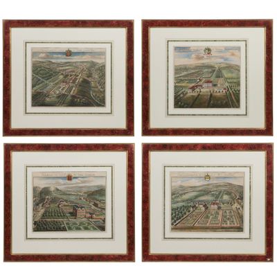 Sale Photo Thumbnail #104: Johannes Kip (Dutch, c.1653-1721) after Leonard Knyff (Dutch, 1650-1722) Engraving Assortment