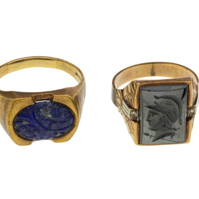 Sale Photo Thumbnail #473: Mixed Gold and Gemstone Rings