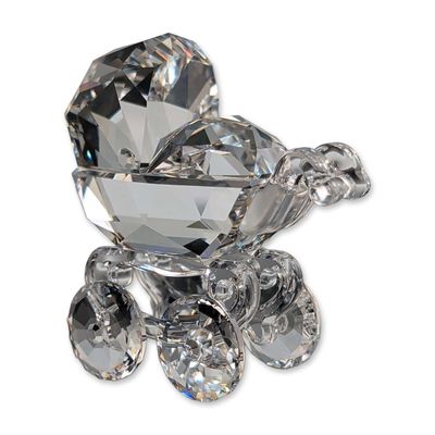 Swarovski Silver Crystal Baby Carriage