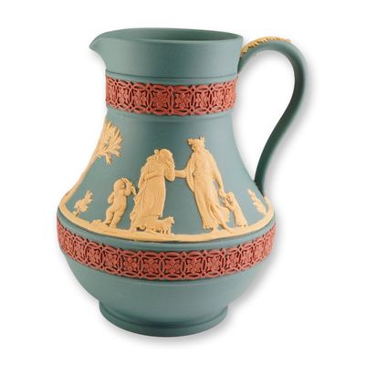 Wedgwood Tricolor Jasperware Etruscan Jug