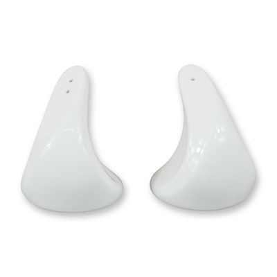 A Pair of Wedgwood Hotelware Salt and Pepper Shakers
