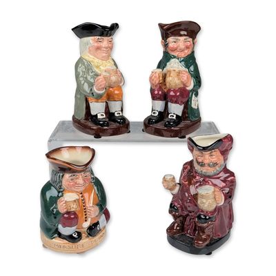 4pc Royal Doulton Toby Jugs