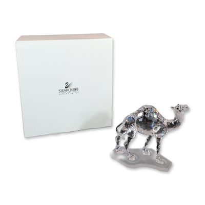 Swarovski Silver Crystal Camel Figurine